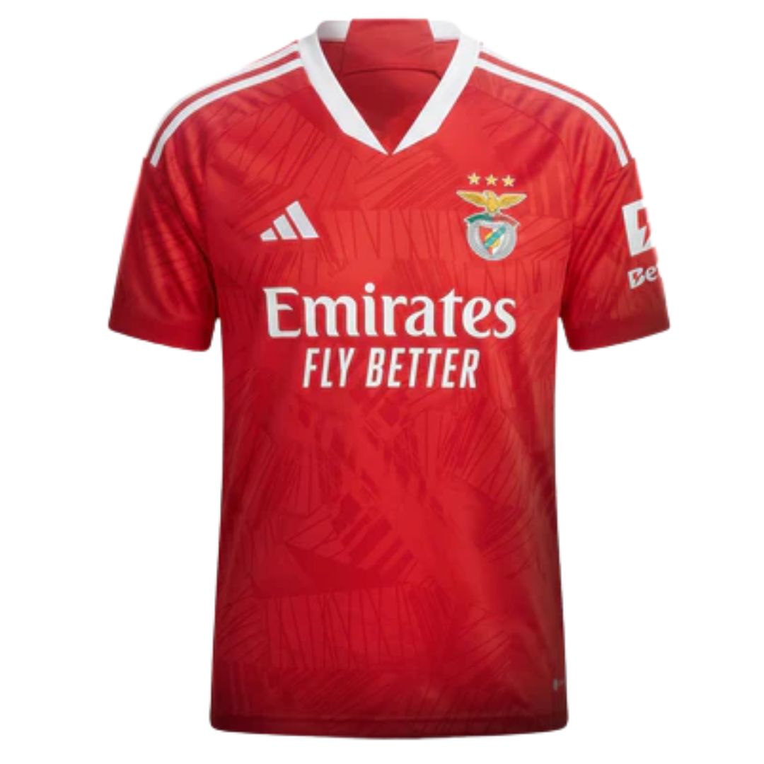 Benfica home soccer jersey 2026/27 fan version in red with the club eagle crest