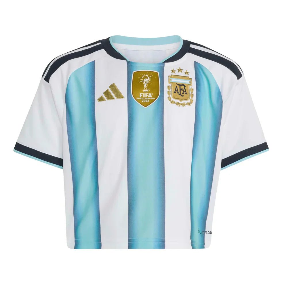 2026 Argentina Women's Stadium Home Cropped Soccer Jersey - FutStore