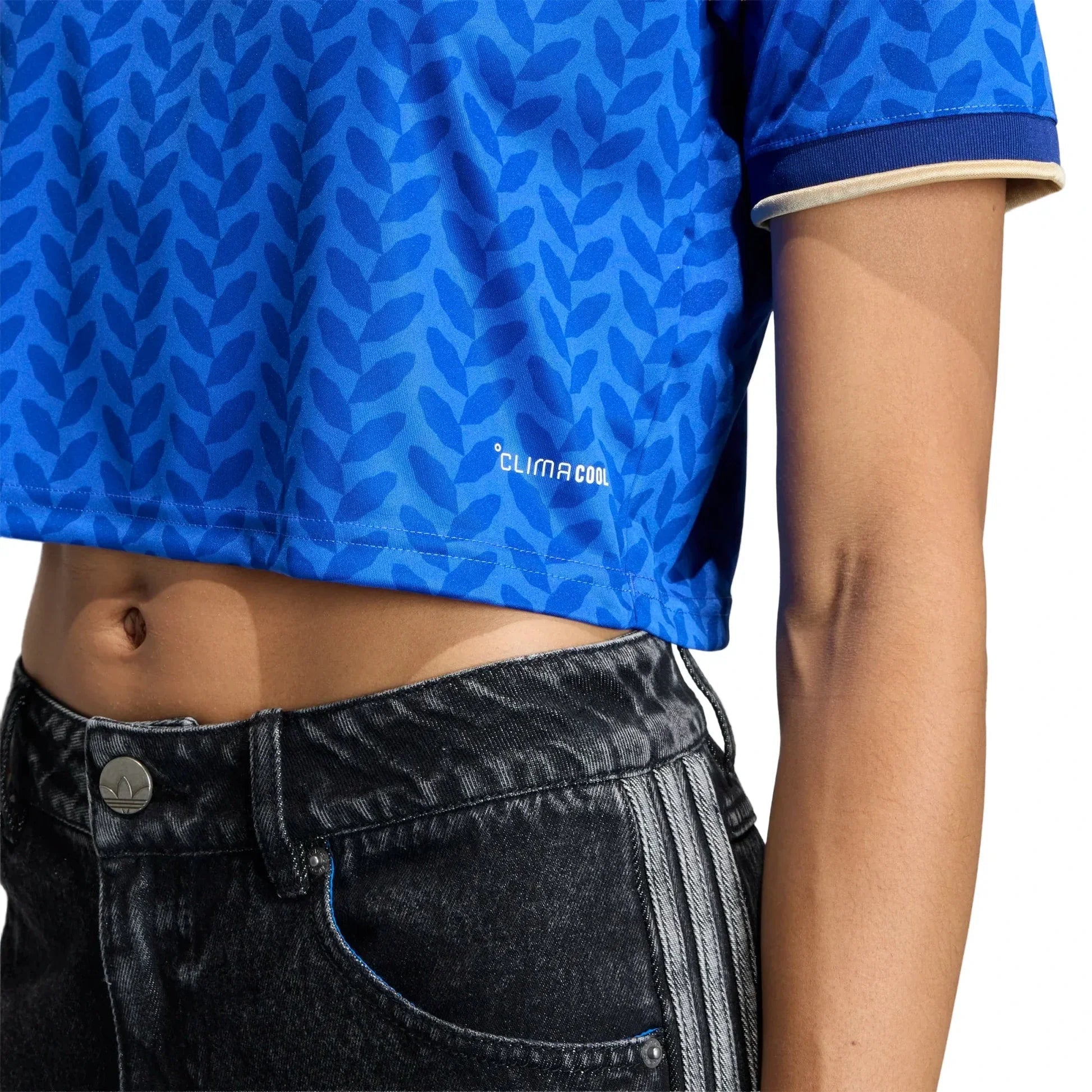 2026 Italy Women's Stadium Home Cropped Soccer Jersey - FutStore