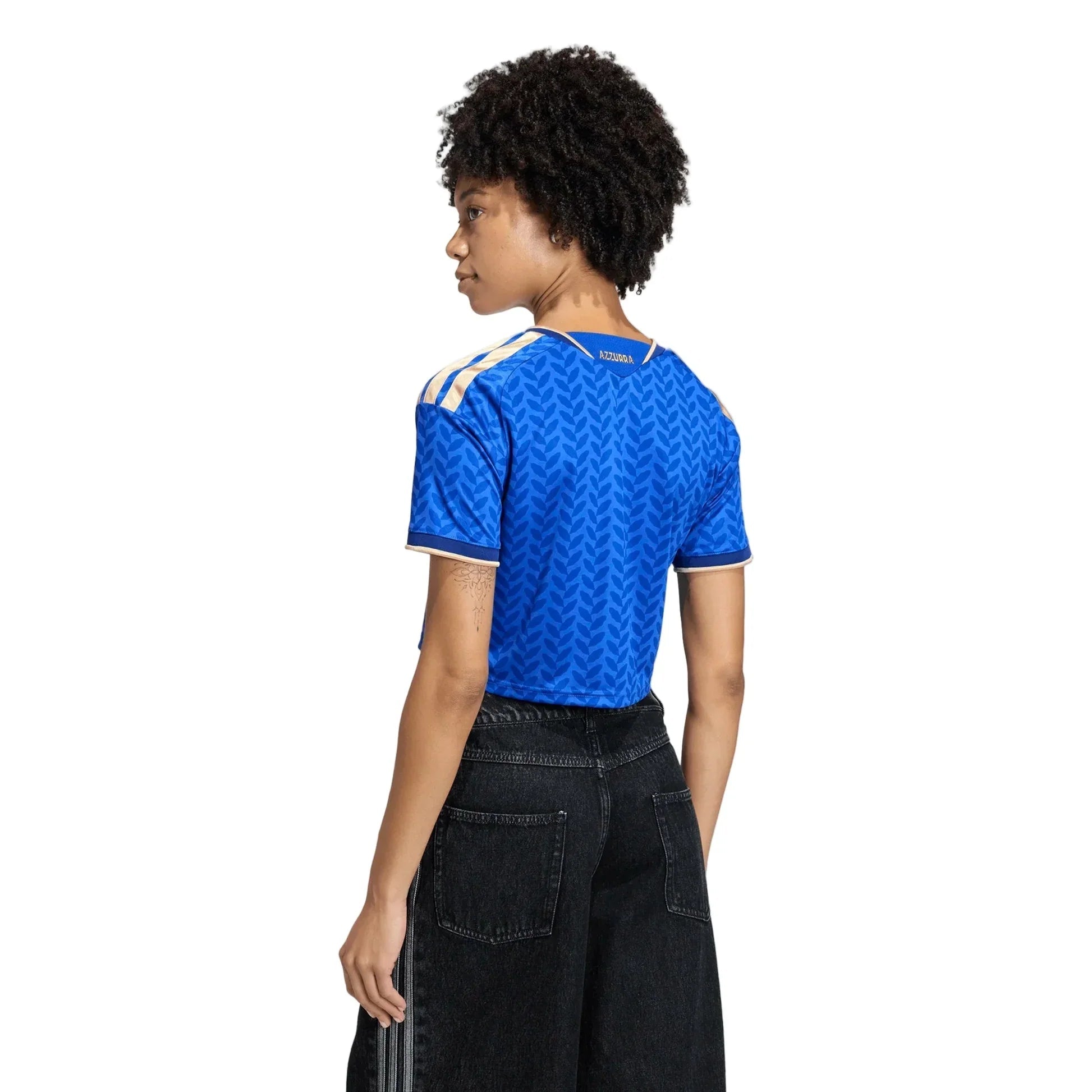 2026 Italy Women's Stadium Home Cropped Soccer Jersey - FutStore