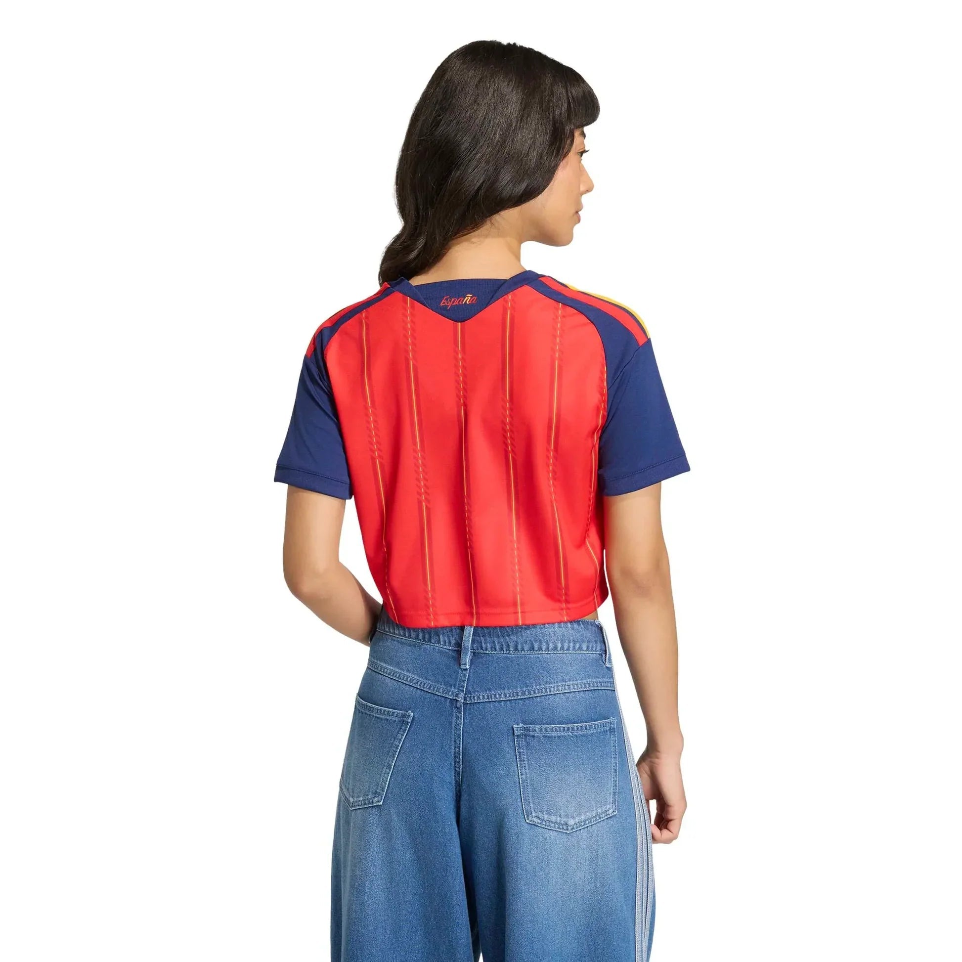 2026 Spain Women's Stadium Home Cropped Soccer Jersey - FutStore