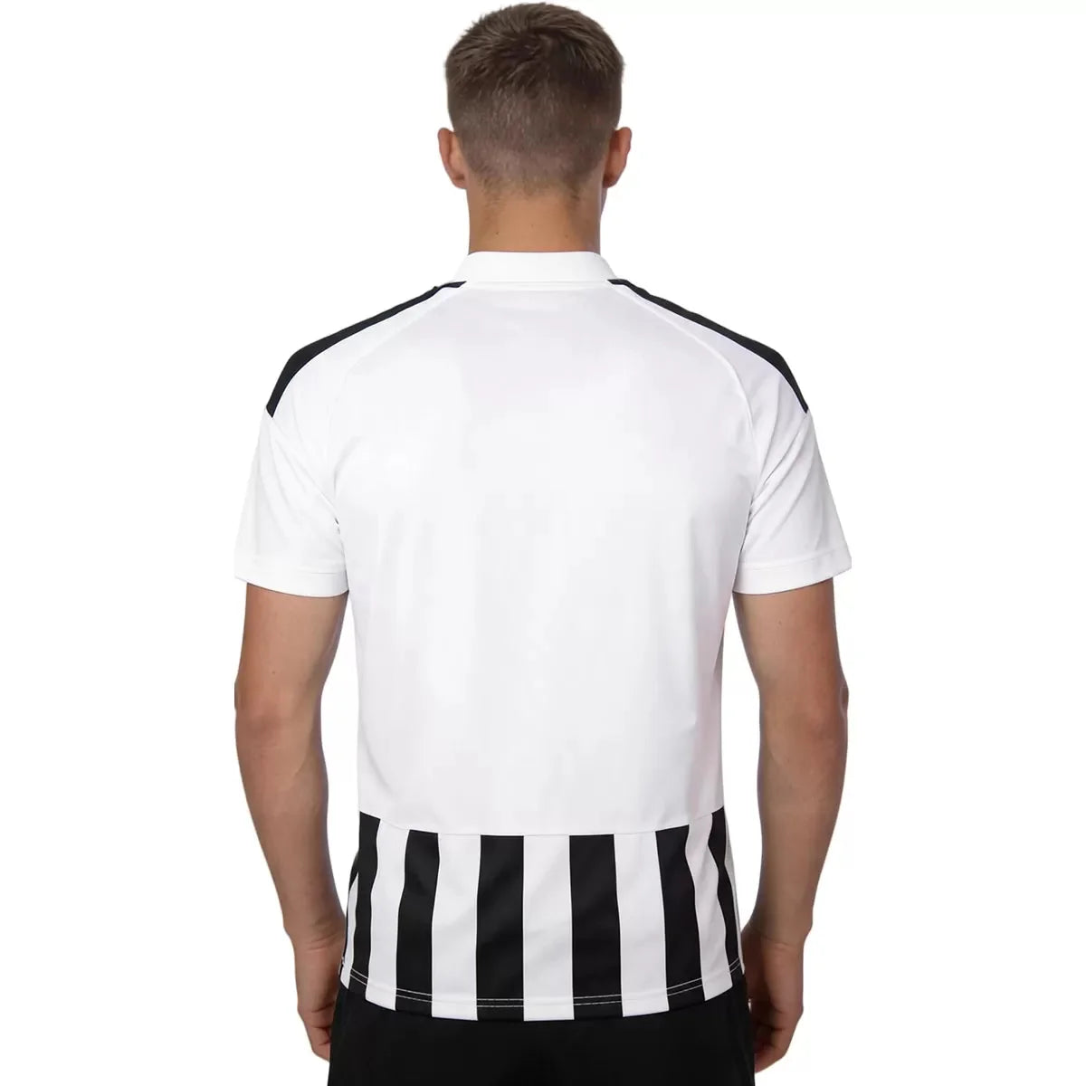 Juventus home soccer jersey 2026/27 fan version in black and white stripes - view 2