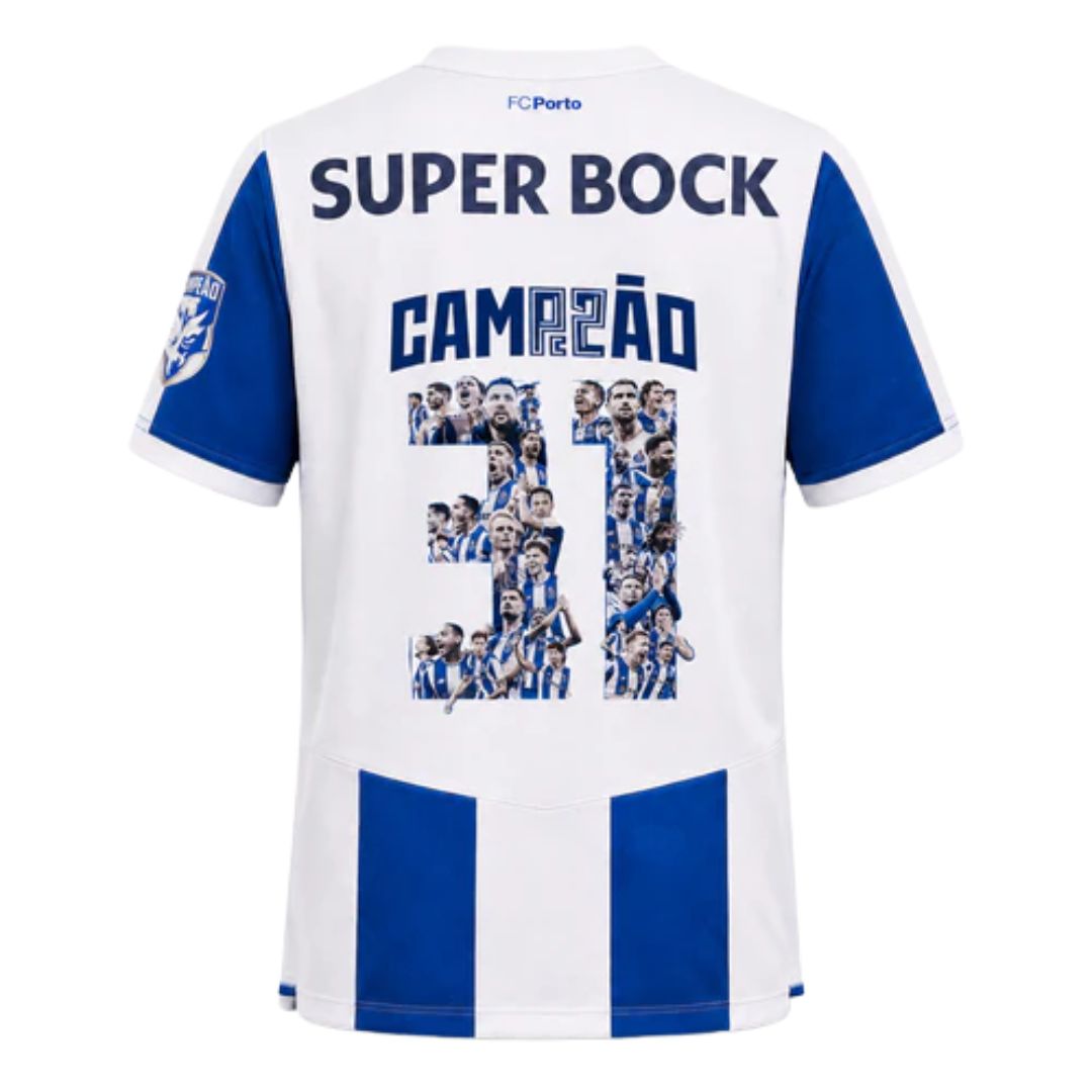 FC Porto home champions edition soccer jersey 2026/27 with commemorative title print - view 2