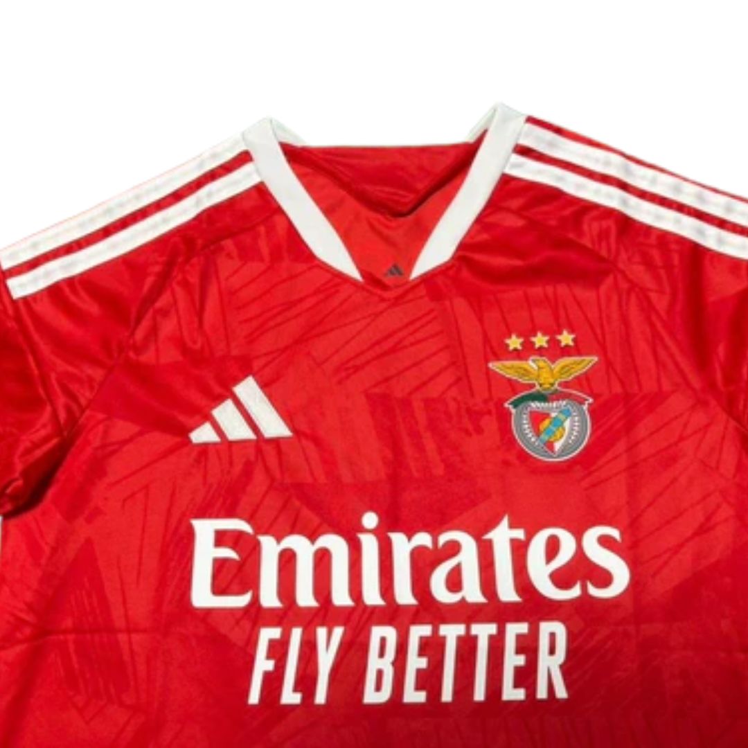 Benfica home soccer jersey 2026/27 fan version in red with the club eagle crest - view 3