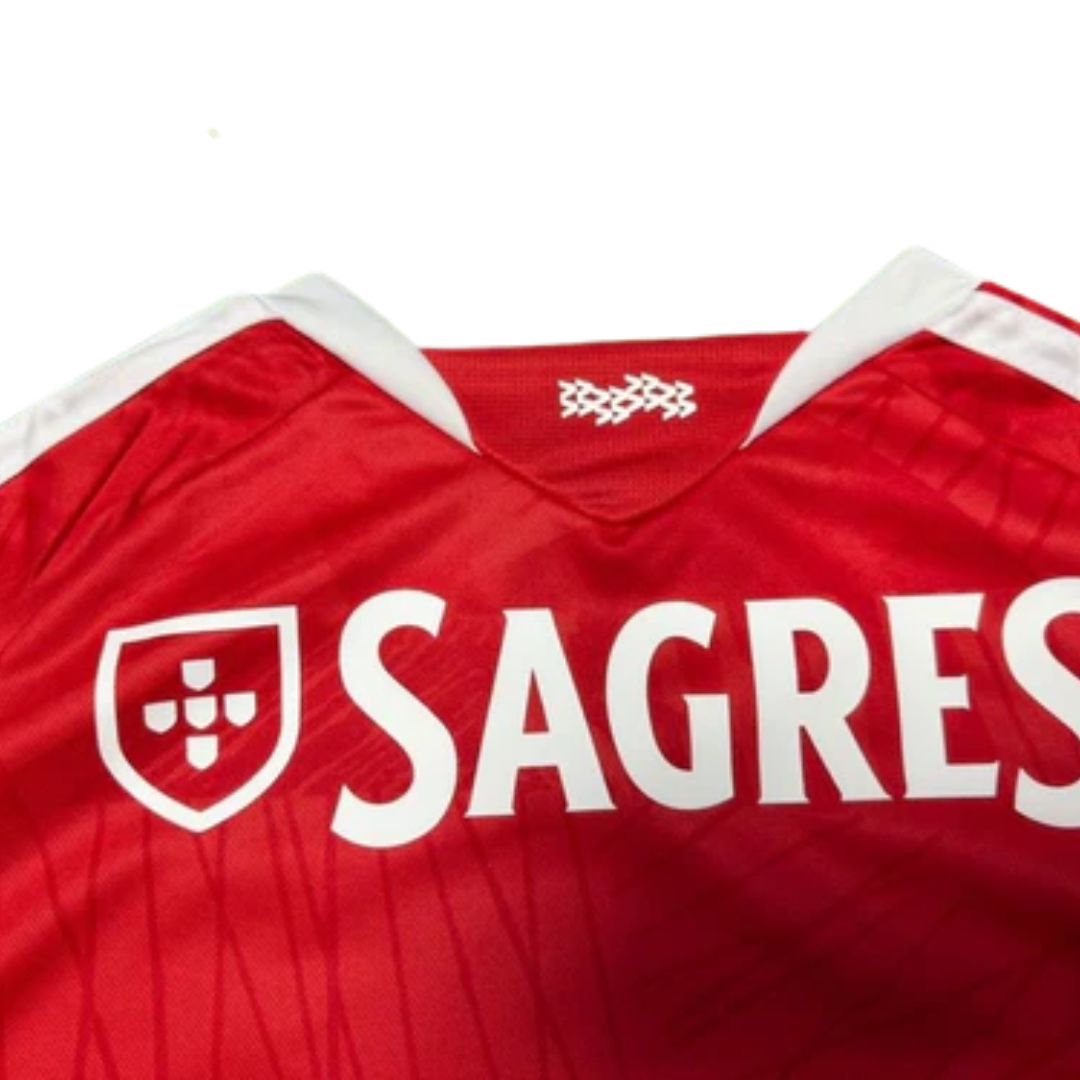 Benfica home soccer jersey 2026/27 fan version in red with the club eagle crest - view 4