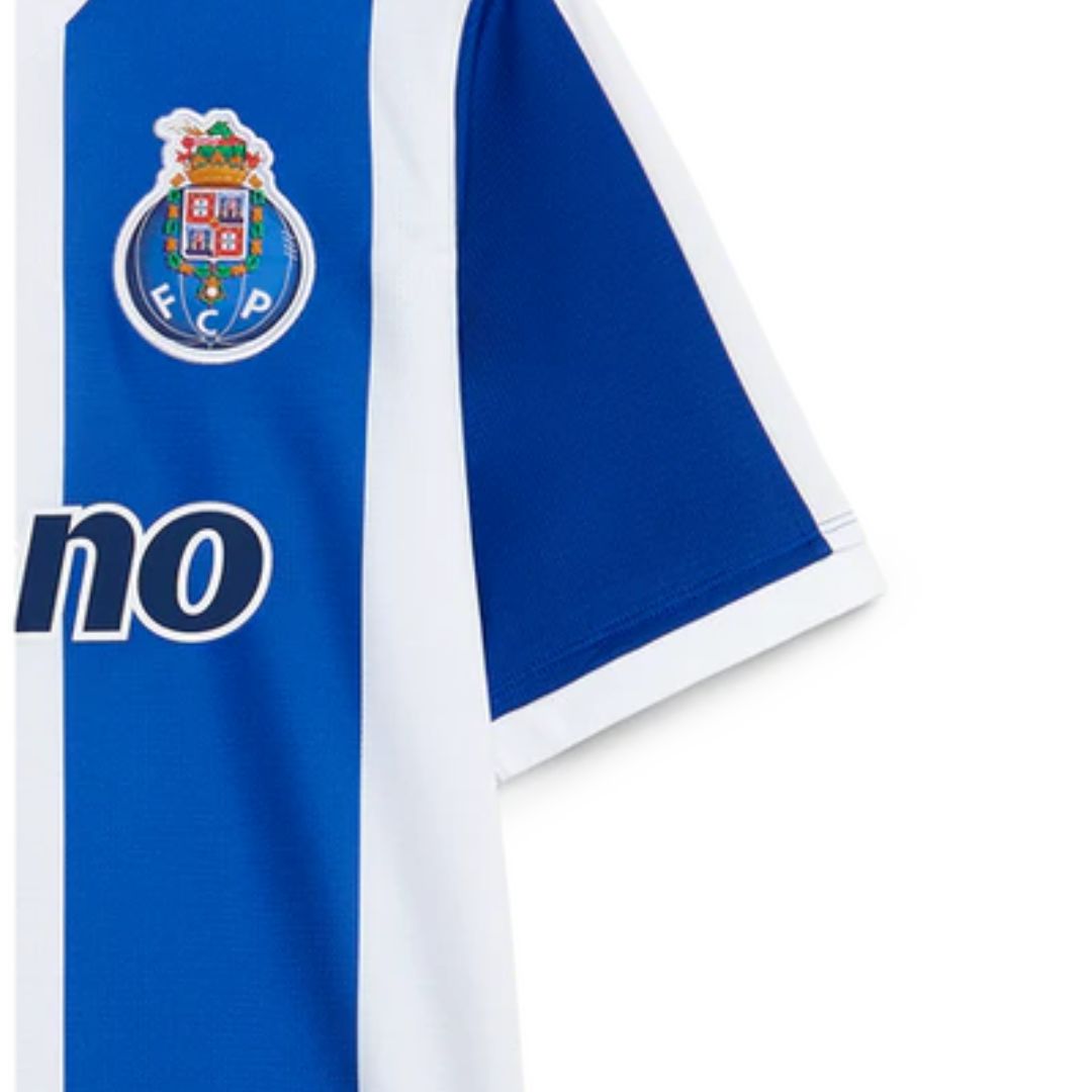 FC Porto home soccer jersey 2026/27 fan version in blue and white stripes - view 4