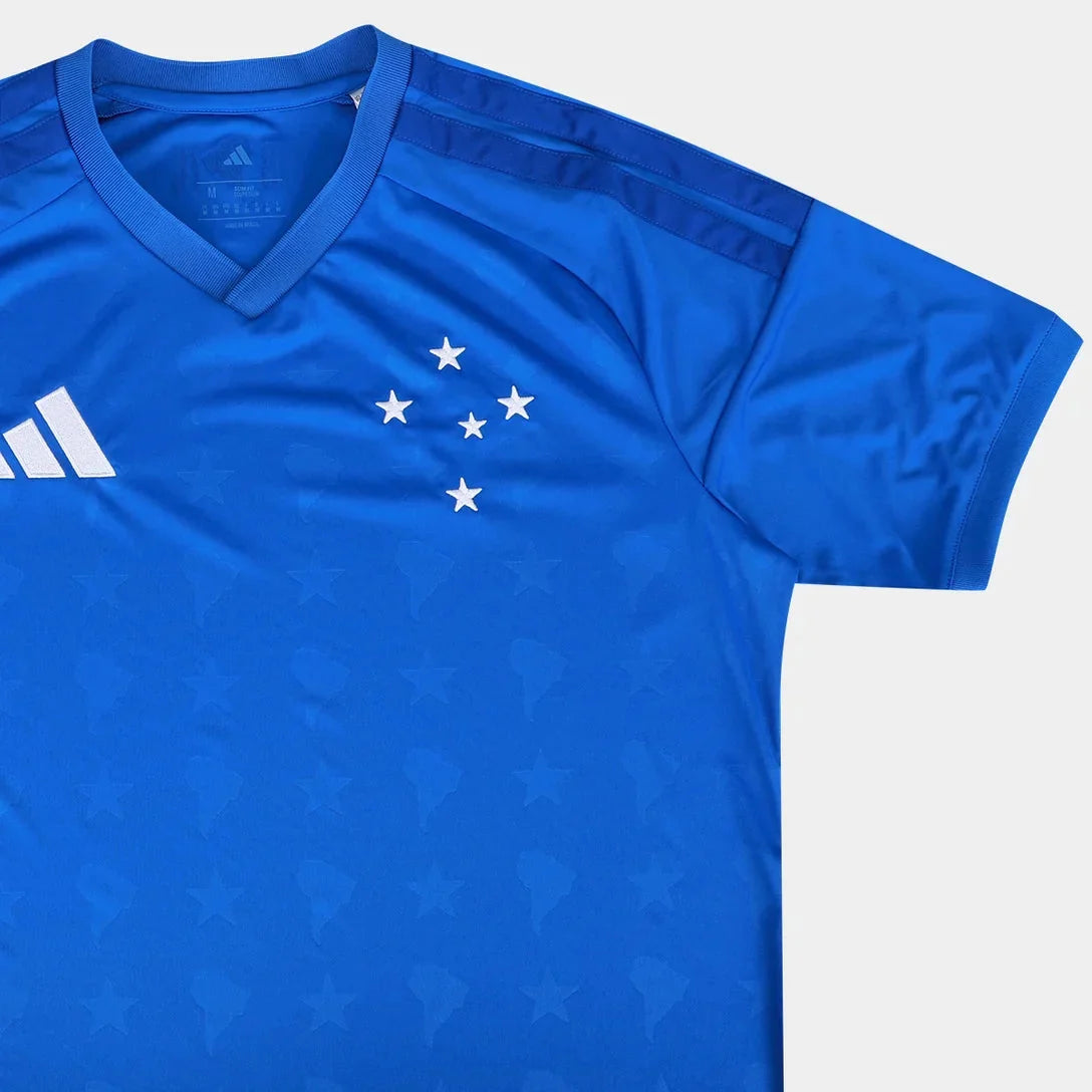 Cruzeiro home soccer jersey 2026/27 fan version in blue with official sponsors - view 7