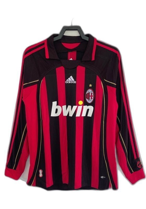 AC Milan 06/07 I Home Jersey - Long Sleeve Retro Version - FutStore