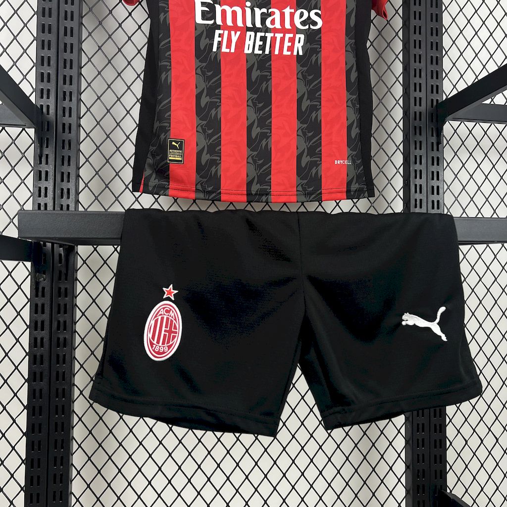 AC Milan 2025/26 Home Kids Kit - FutStore
