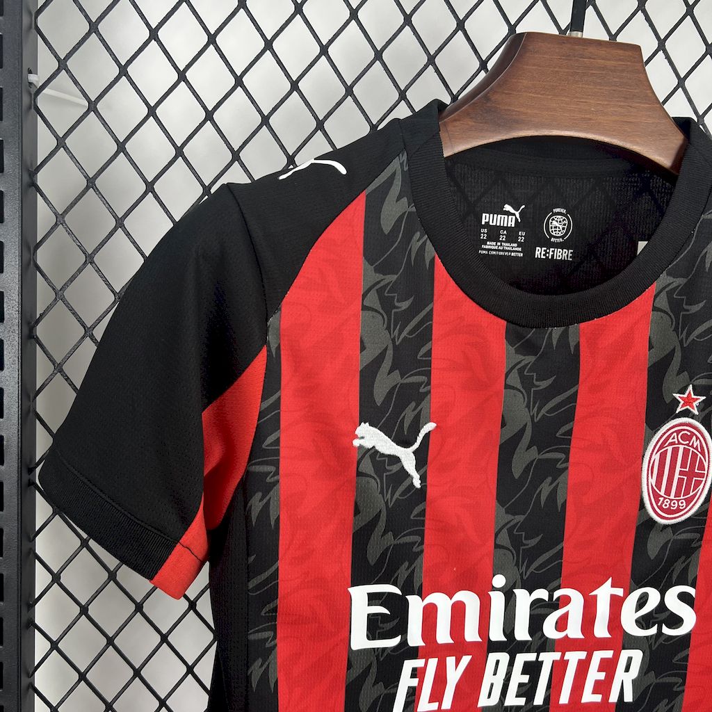 AC Milan 2025/26 Home Kids Kit - FutStore