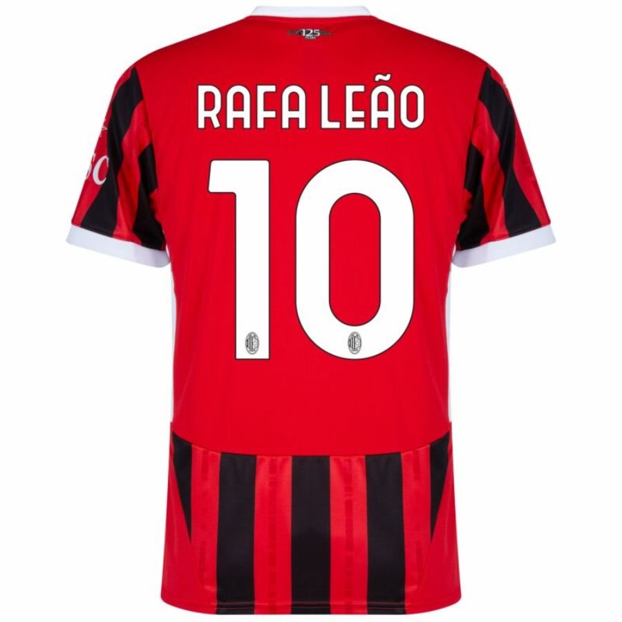 AC Milan Home Fan Jersey 2024/25 Patches UCL UEFA Foundation (Official Printing) - FutStore