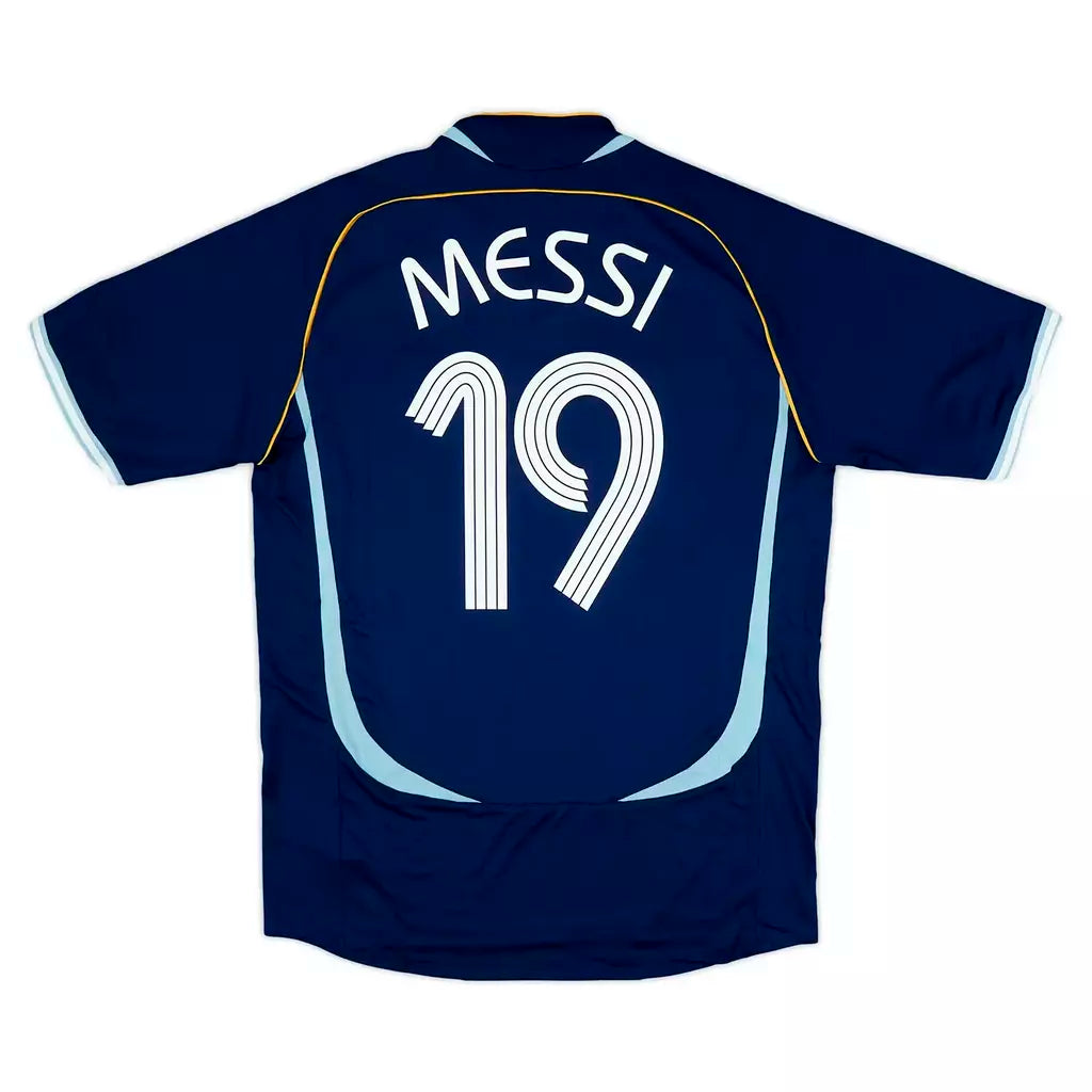 Argentina 2006 II Away Jersey - Retro Version- Blue