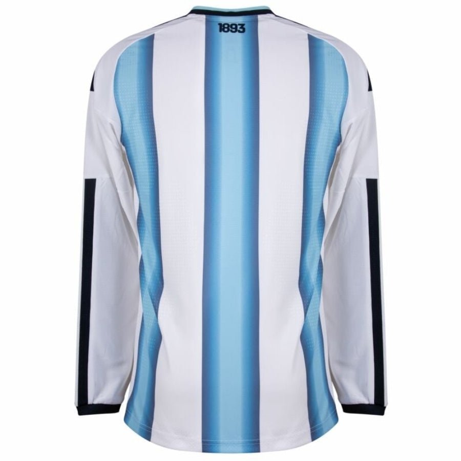 Argentina Home Long Sleeve Fan Jersey Shirt 2026 World Cup - FutStore