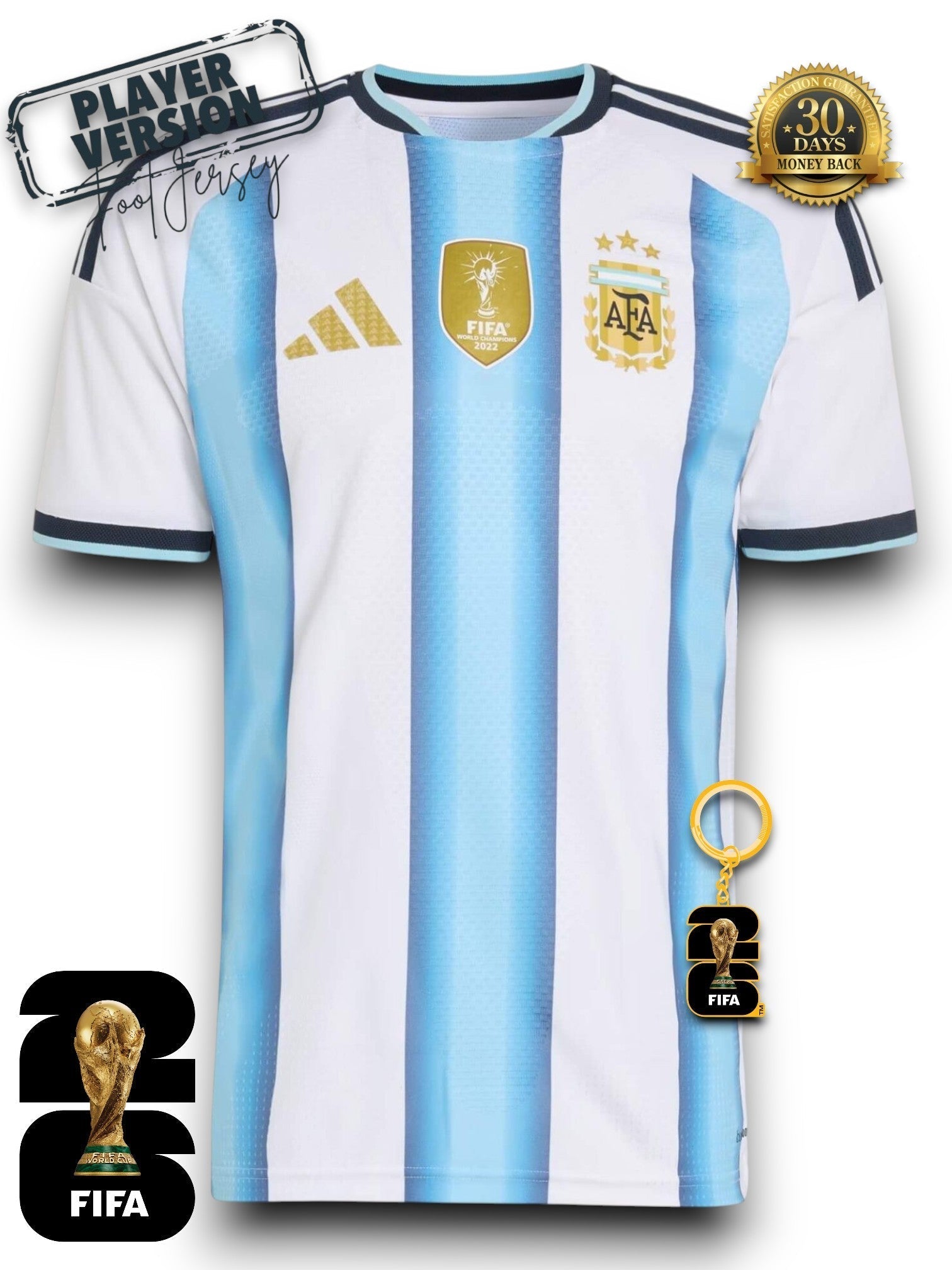 Argentina World Cup 2026 Jersey - Player Version - FutStore