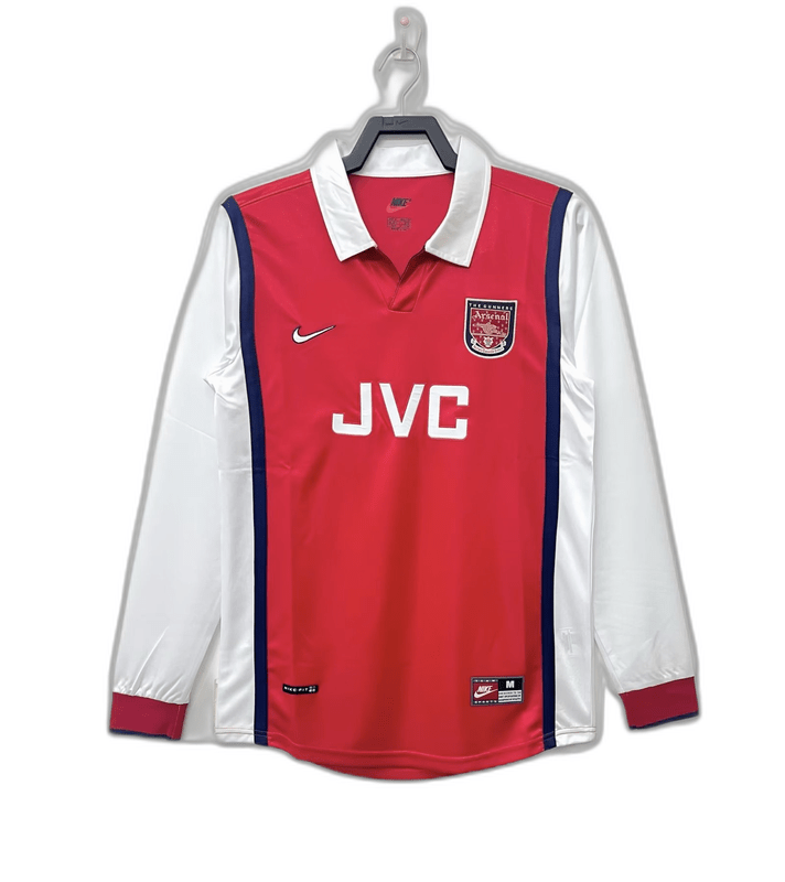 Arsenal 1998 I Home Jersey - Long Sleeve Retro Version - FutStore
