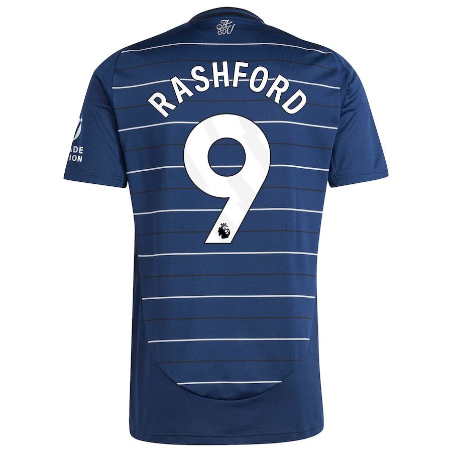 Aston Villa Rashford 9 Third Fan Jersey 2024/25 Patches UCL UEFA Foundation (Official Printing) - FutStore