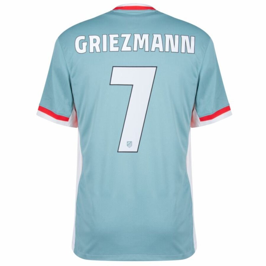 Atlético Madrid Griezmann 7 Away Fan Jersey 2024/25 Patches UCL UEFA Foundation (Official Printing) - FutStore
