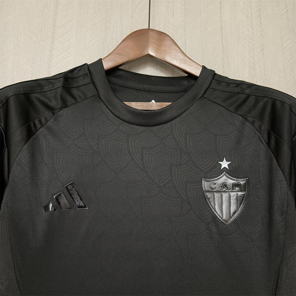 Atletico Mineiro Feminina All Black do GNV Forte e Vingador 2025/26 - FutStore