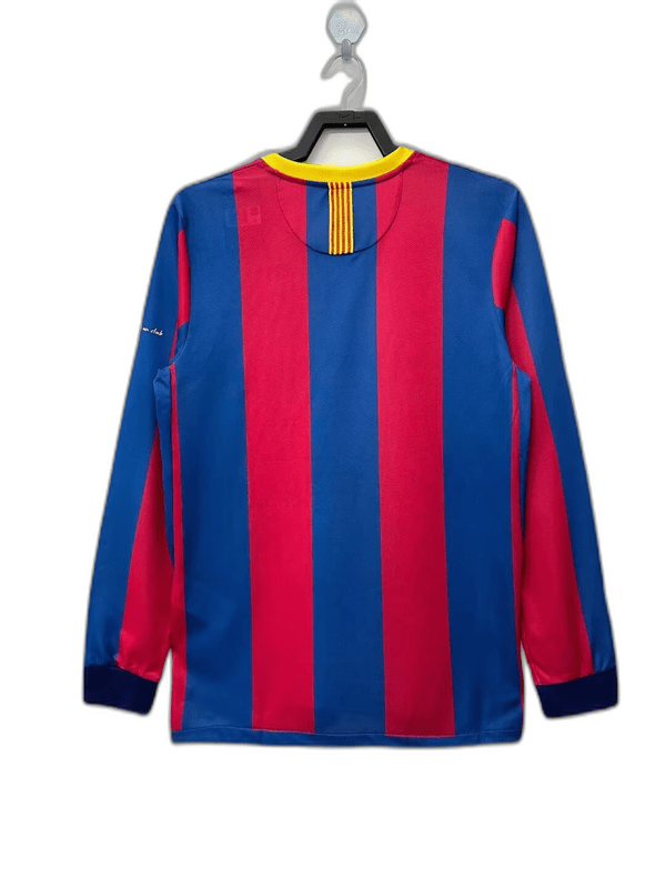Barcelona 10/11 I Home Jersey - Long Sleeve Retro Version - FutStore