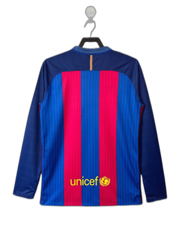 Barcelona 16/17 I Home Jersey - Long Sleeve Retro Version - FutStore