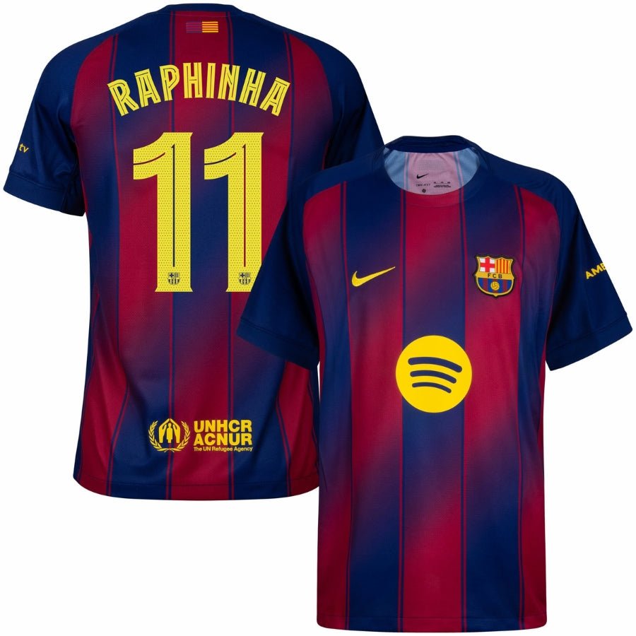 Barcelona Home Raphinha 11 Home Fan Jersey 2025/26 - FutStore