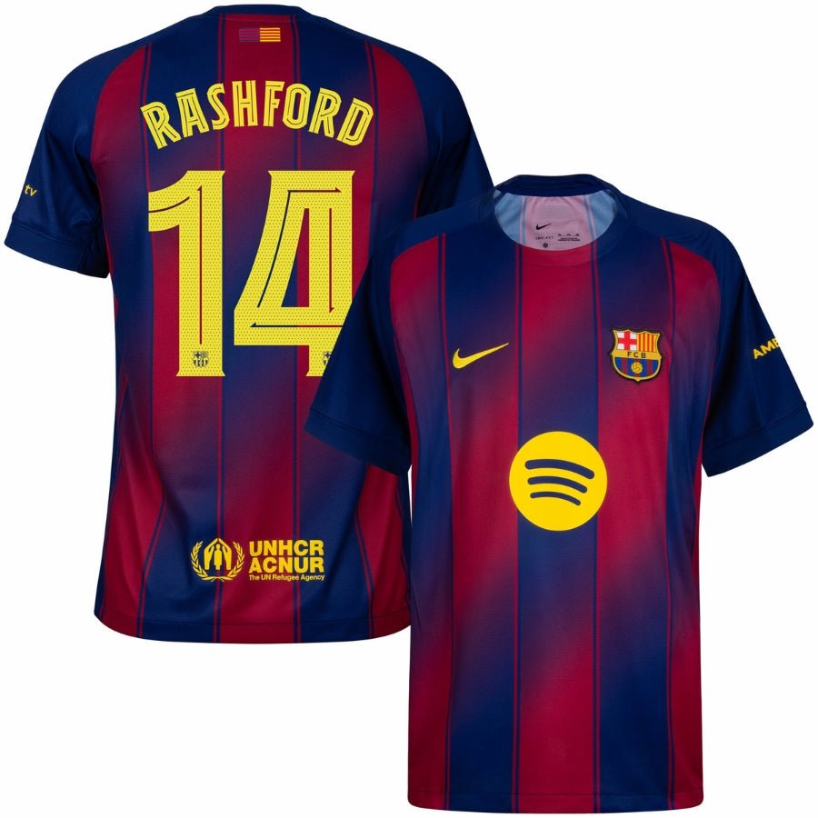 Barcelona Home Rashford 14 Home Fan Jersey 2025/26 - FutStore