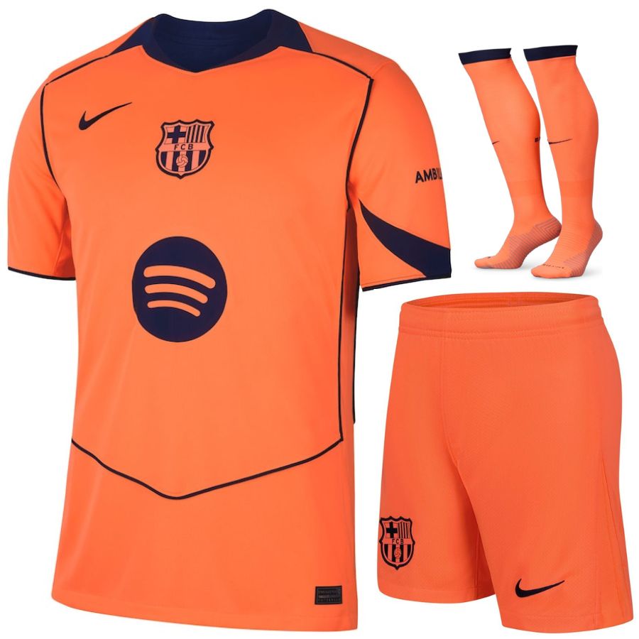 Barcelona Kids Kit 2025/26 Third - FutStore