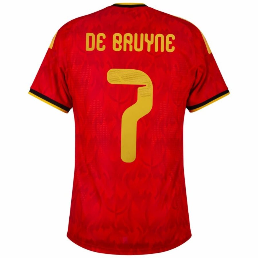 Belgium Home De Bruyne 7 Fan Jersey Shirt 2026 World Cup - FutStore