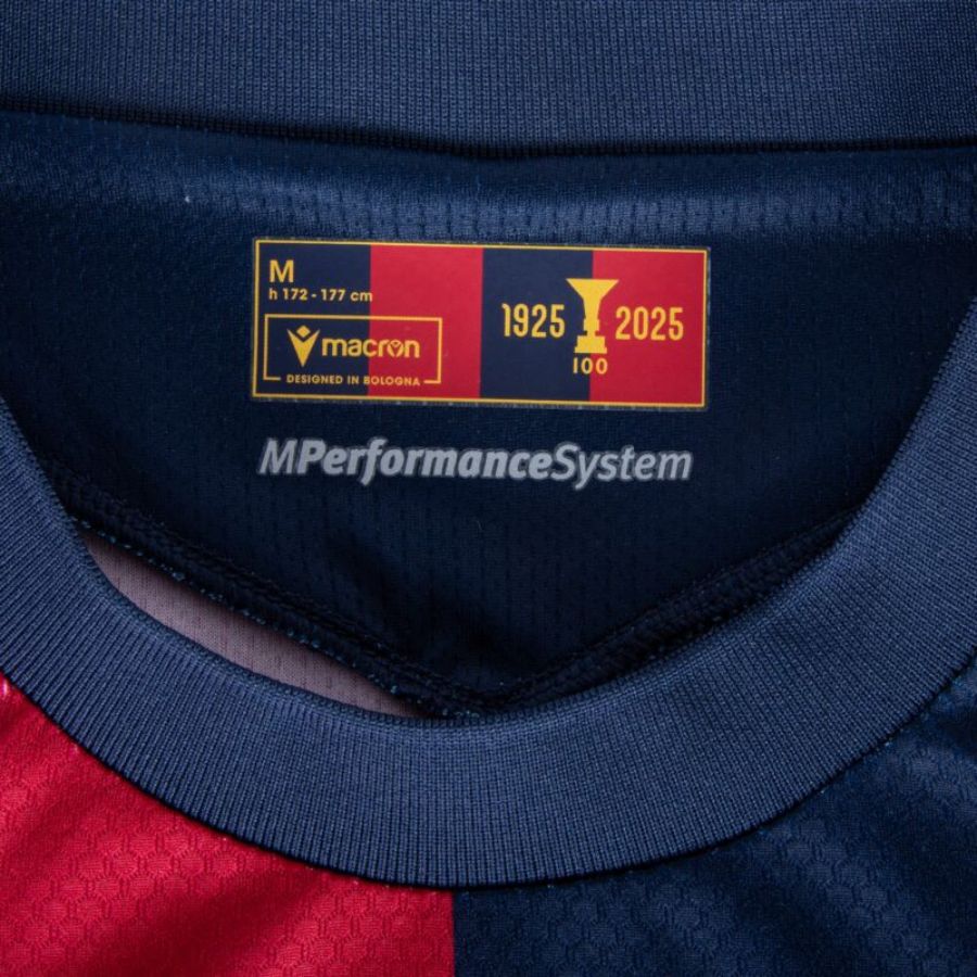Bologna Home Fan Jersey 2024/25 Patches UCL UEFA Foundation (Official Printing) - FutStore