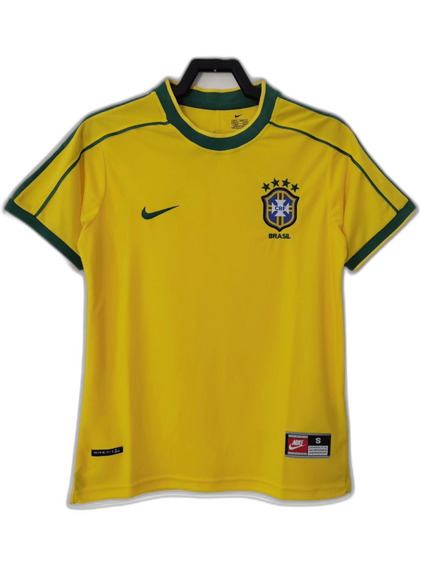 Brazil 1998 I Home Jersey - Retro Version - FutStore