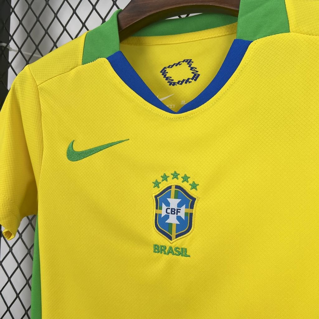 Brazil 2025/26 Home Kids Kit Brasil - FutStore