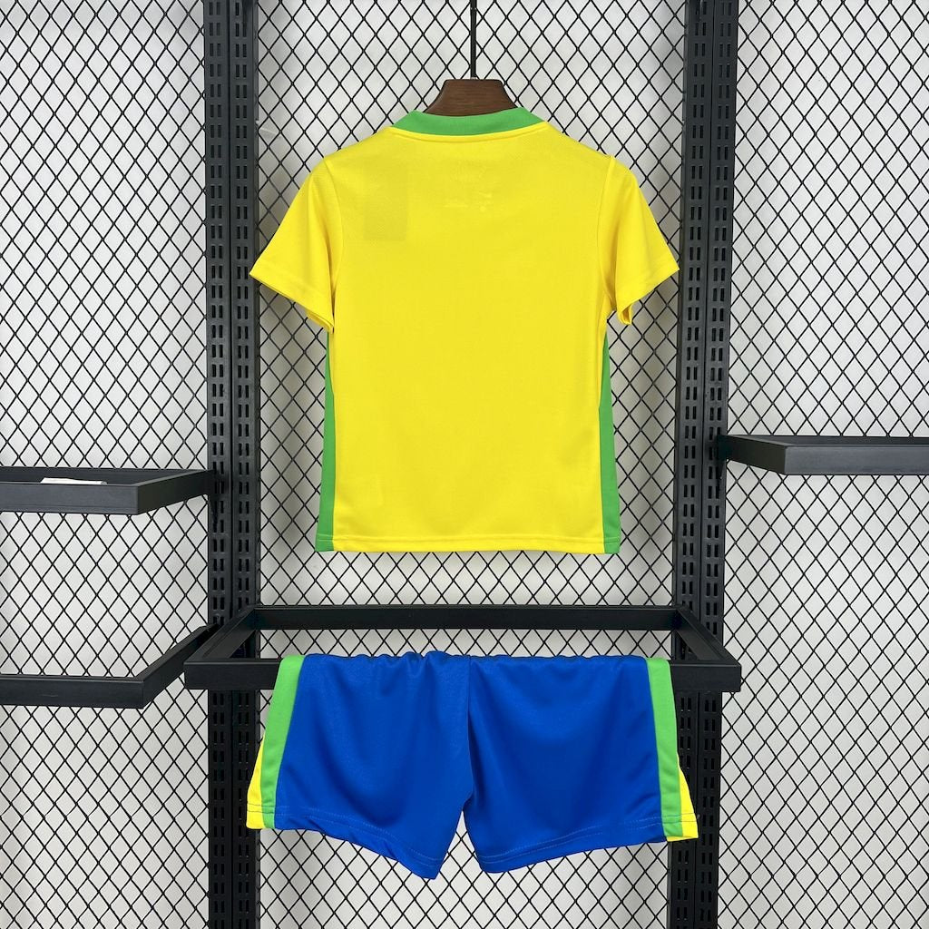 Brazil 2025/26 Home Kids Kit Brasil - FutStore