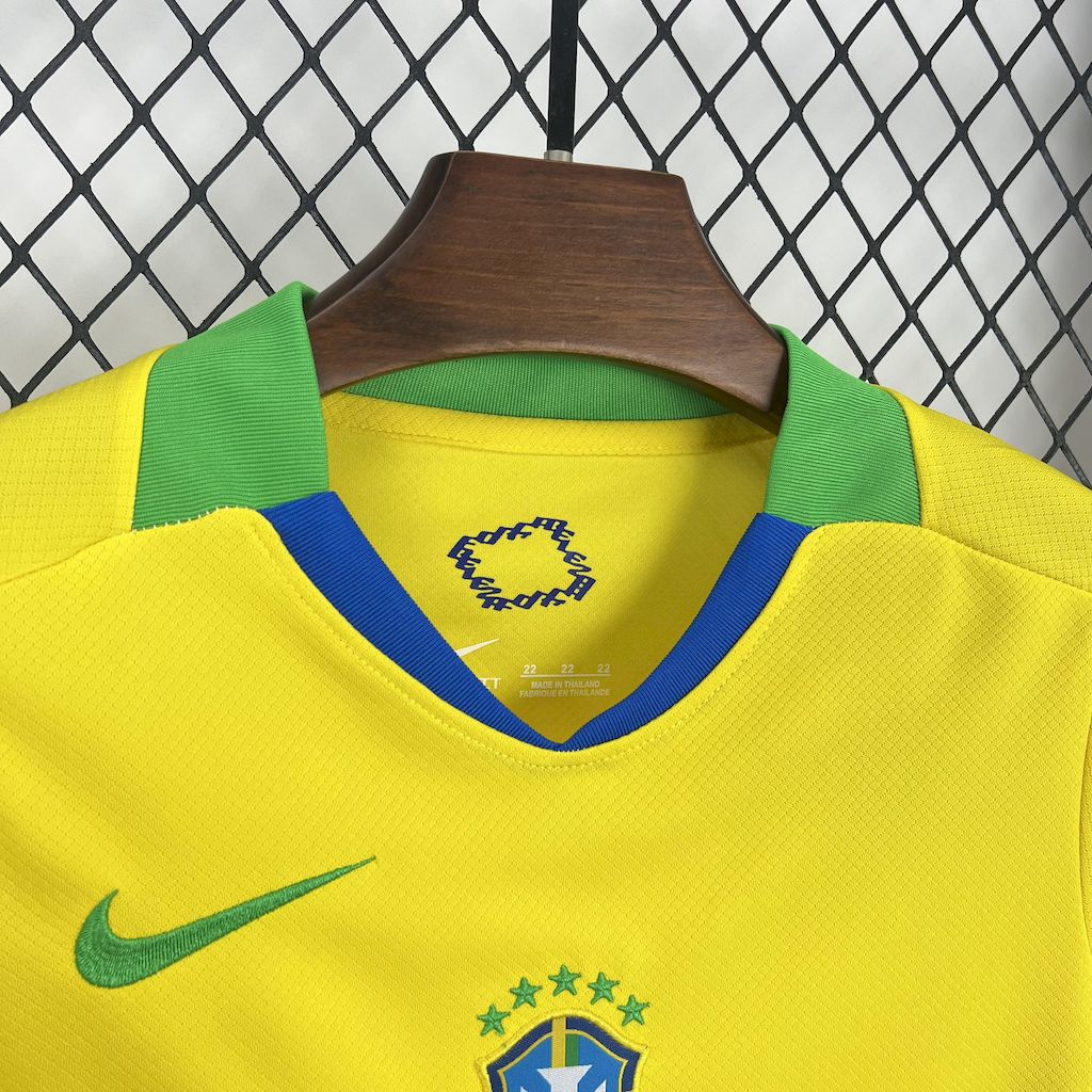 Brazil 2025/26 Home Kids Kit Brasil - FutStore