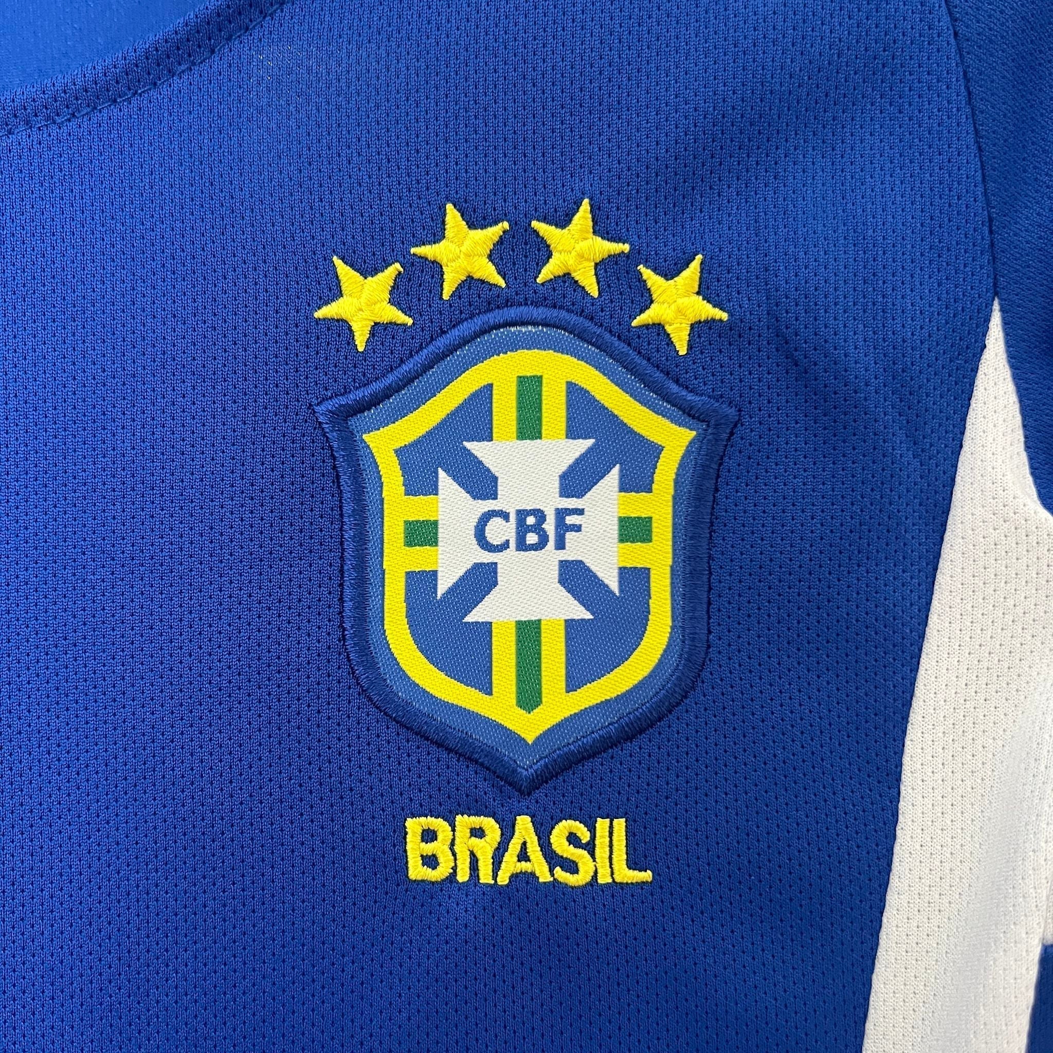 Brazil Away Retro Kids Kit 2002 - FutStore