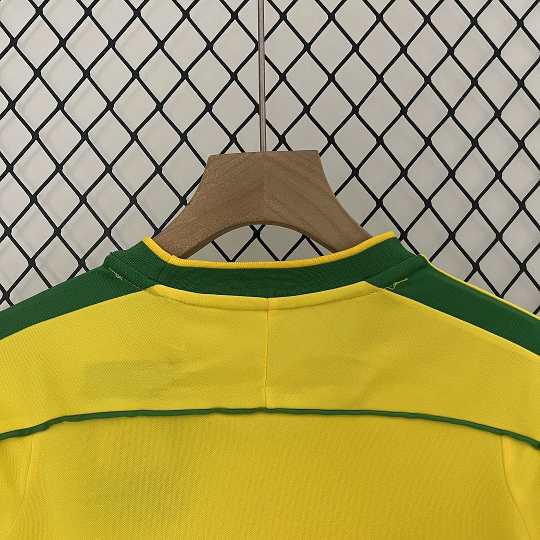 Brazil Home Retro Kids Kit 1998 - FutStore