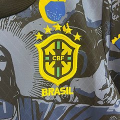 Brazil Special Edition Kit Kids - Cristo Redentor Black - FutStore