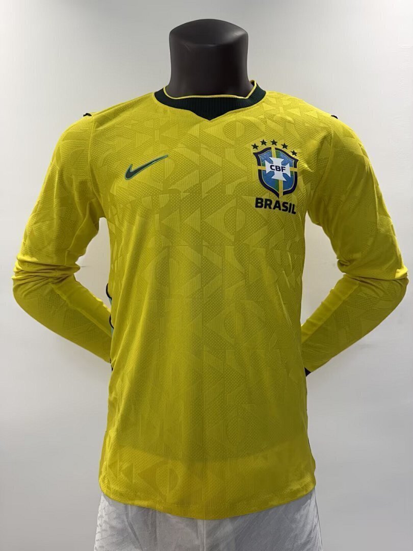 Brazil World Cup 2026 Jersey Player Version - Long Sleeve - FutStore
