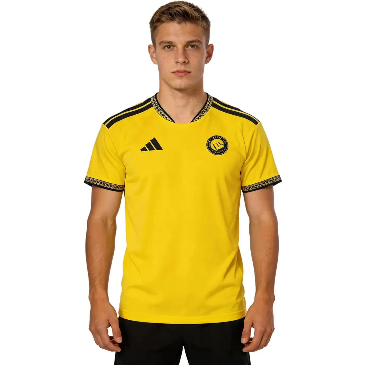 Al Nassr home soccer jersey 2026/27 fan version in yellow and blue