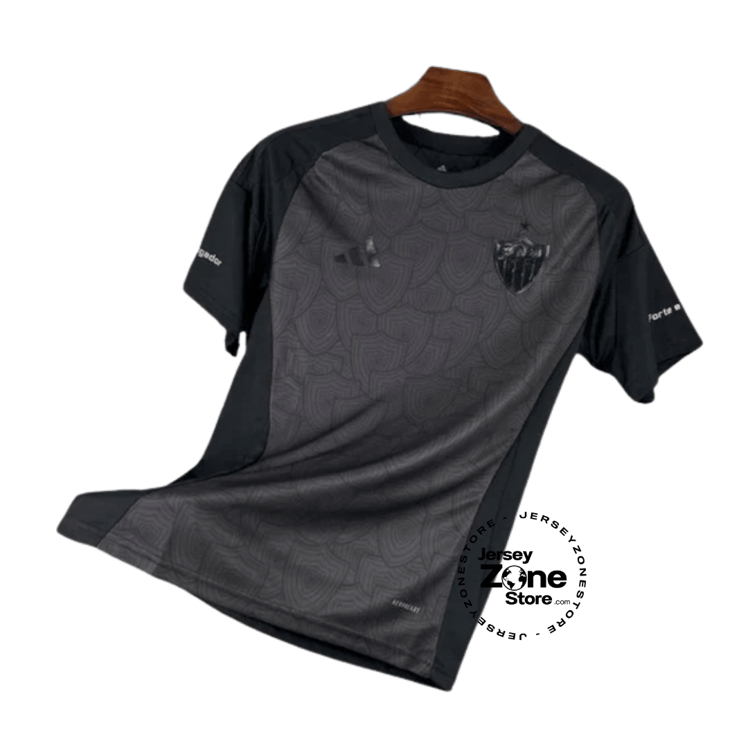 Camisa Atletico MG All Black 2025/26 - Galo na Veia - FutStore