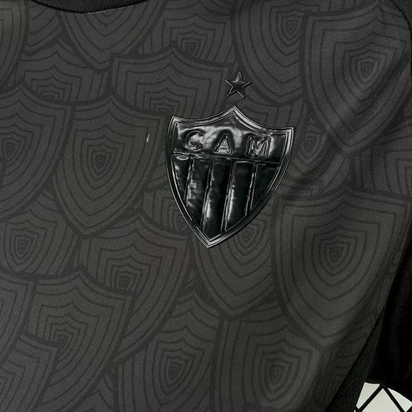 Camisa Atletico MG All Black 2025/26 - Galo na Veia - FutStore