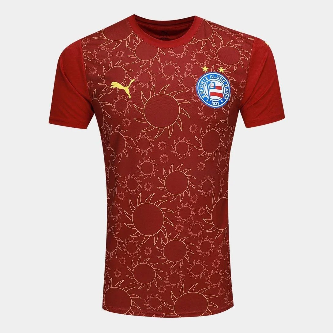 Camisa Bahia III 25/26 s/n Puma Masculina - Vermelho Fan version - FutStore