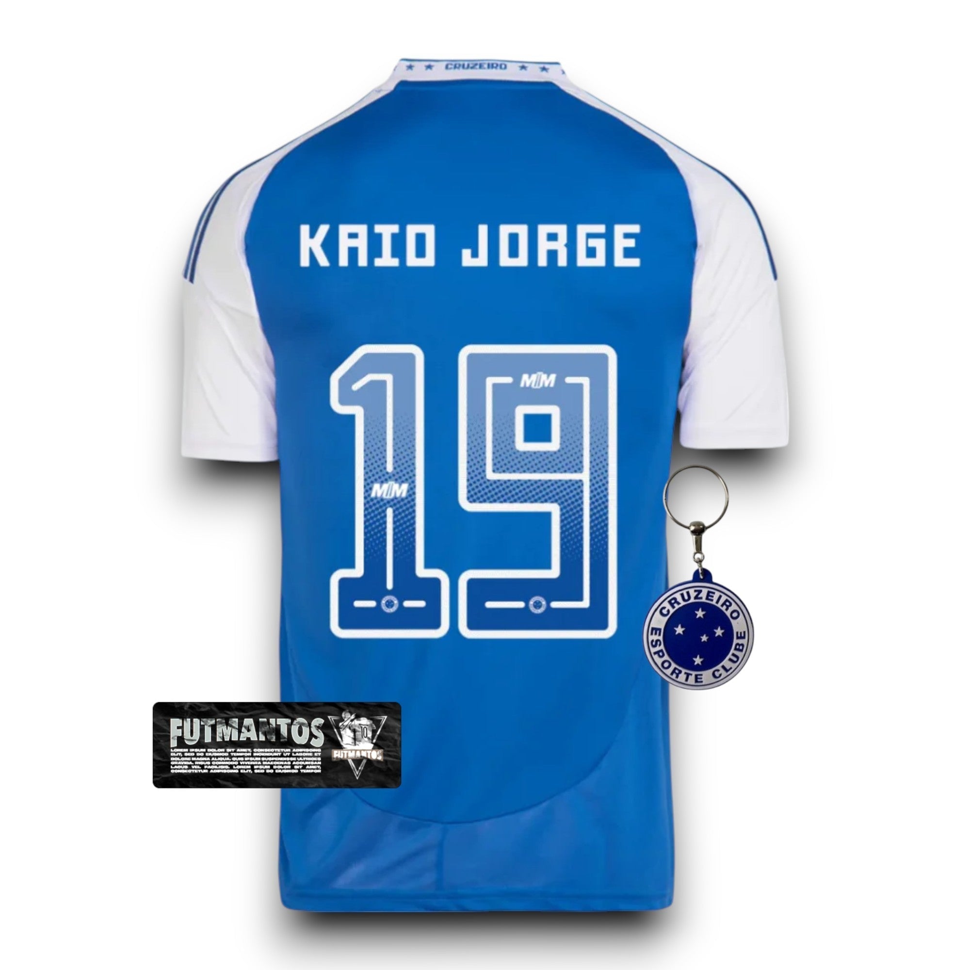 Camisa Cruzeiro I 25/26 Kaio Jorge 19 - FutStore