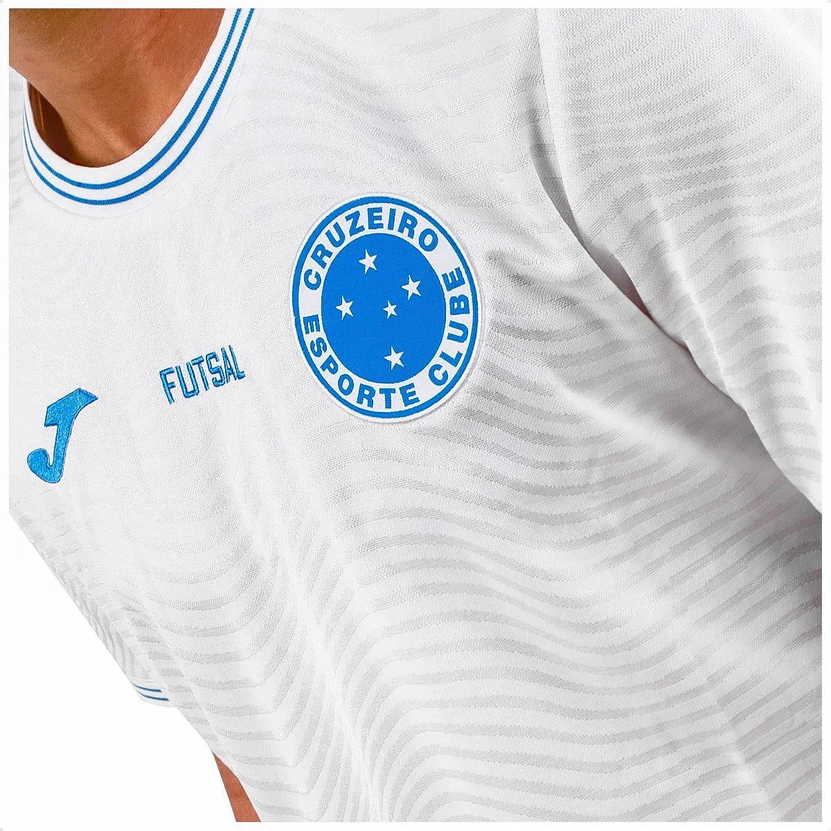 Camisa de Futsal Joma Home Cruzeiro - Branco - FutStore