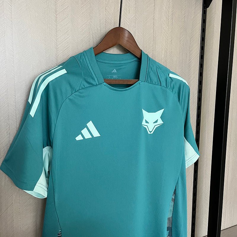 Camisa de Treino Cruzeiro 25/26 Azul Turquesa+Branco - FutStore