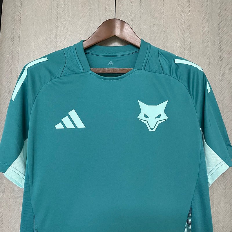Camisa de Treino Cruzeiro 25/26 Azul Turquesa+Branco - FutStore