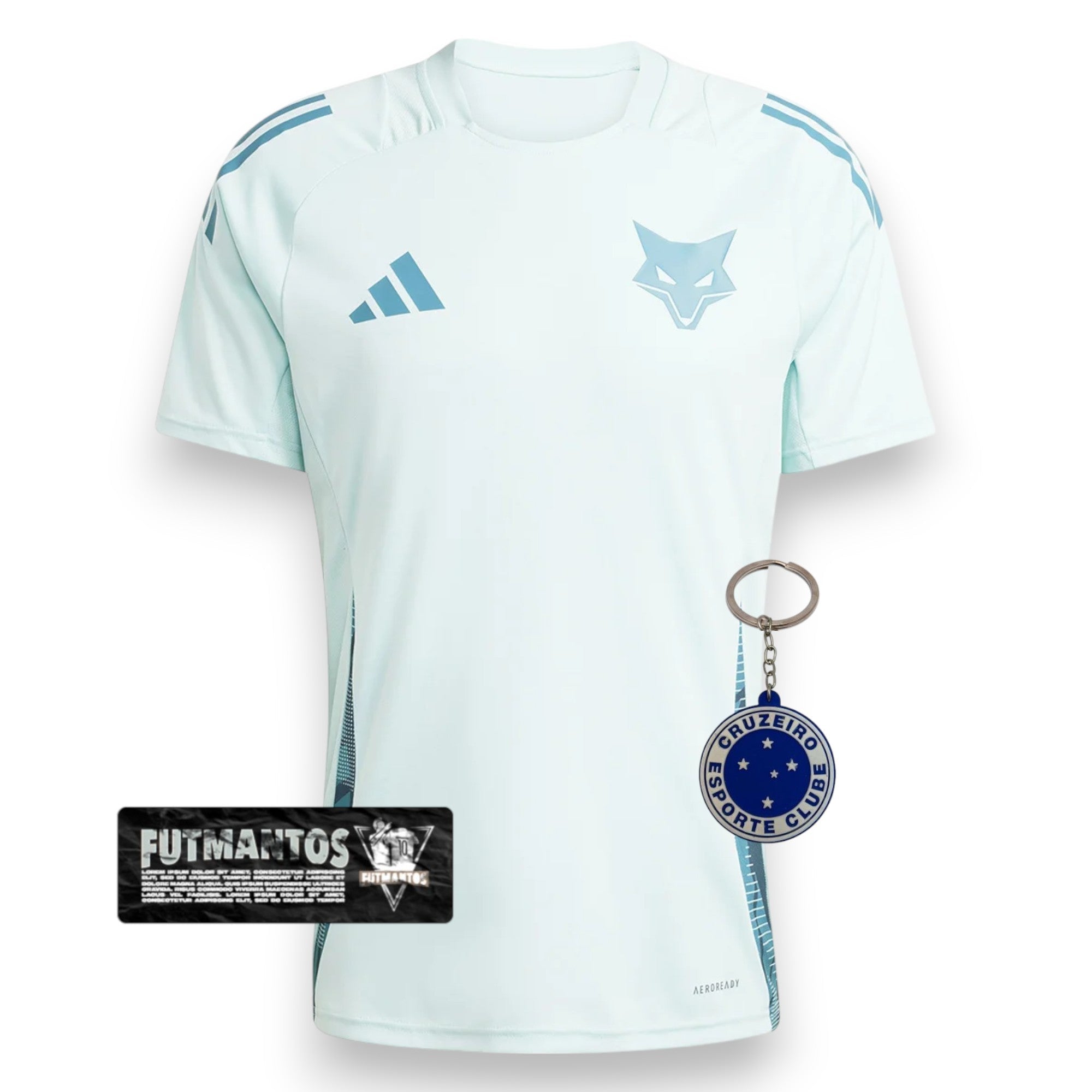 Camisa de Treino Cruzeiro 25/26 Azul Turquesa - FutStore