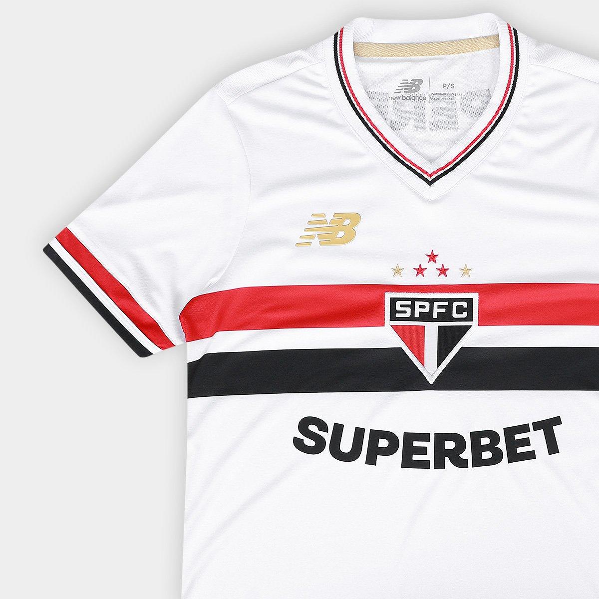 Camisa Feminina New Balance São Paulo 2025/26 I - FutStore