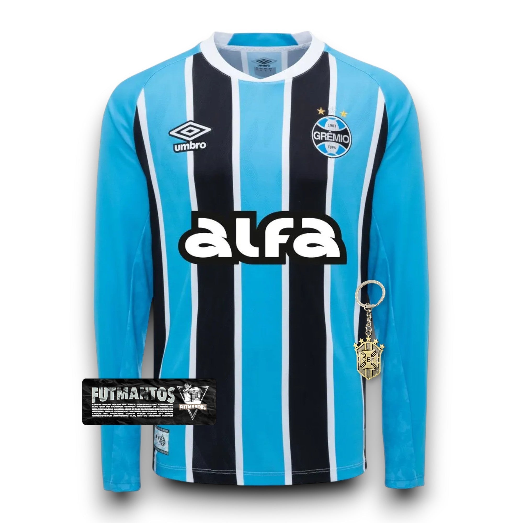 Camisa Gr��mio 25/26 - Manga Longa - FutStore