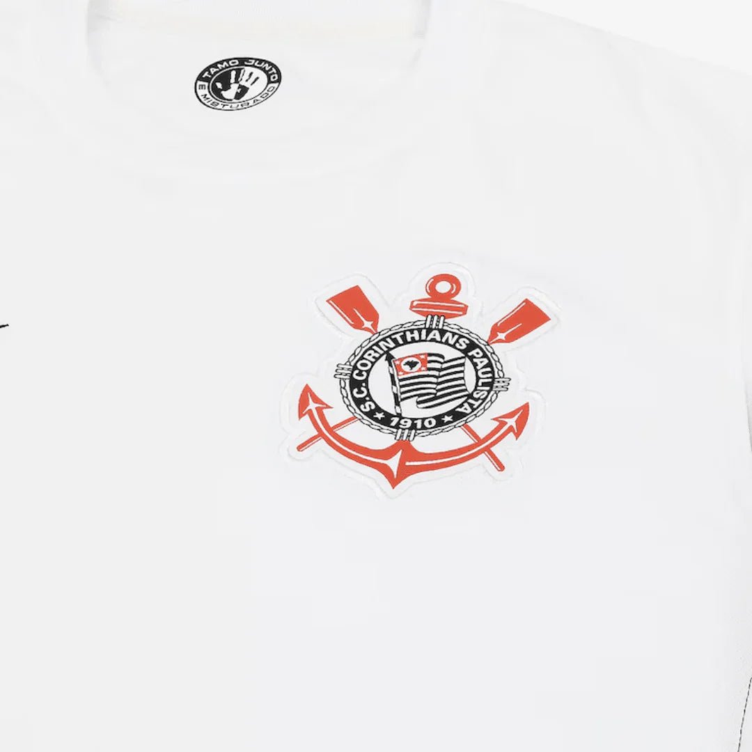 Camisa Nike Corinthians 2024/25 I Torcedor Com Patrocínios - FutStore