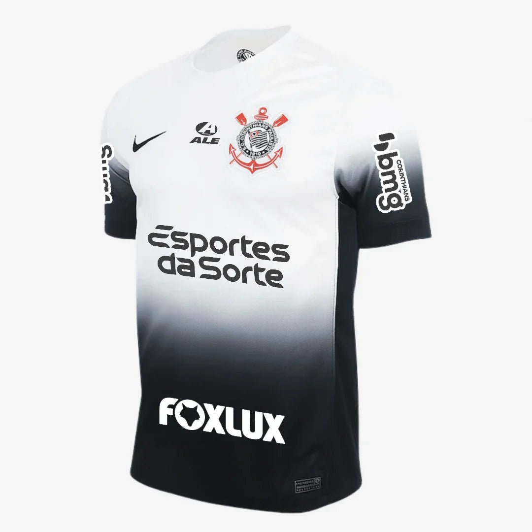 Camisa Nike Corinthians 2024/25 I Torcedor Com Patrocínios - FutStore